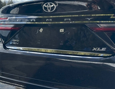 Toyota Camry Chrome Rear Deck Trunk Trim, 2025, 2026