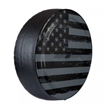 Jeep Wrangler (w/ back-up camera) (18-23) Rigid Distressed Flag Tire Cover