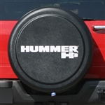 Hummer H3 Black Textured Semi-Rigid Spare Tire Cover, 2006, 2007, 2008, 2009, 2010