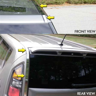 Kia Soul Chrome Roof Insert Trim, 8pc 2010, 2011, 2012, 2013