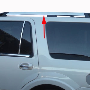 Ford Expedition Chrome Roof Rack Trim - RR55384, 2015, 2016, 2017