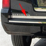 Chevrolet Suburban Chrome Tailgate Trim, 2015, 2016, 2017, 2018, 2019, 2020