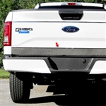 Ford F150 Chrome Lower Tailgate (lower half) Accent Trim without Emblem cut-out, 2015, 2016, 2017, 2018