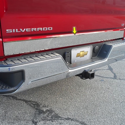 Chevrolet Silverado 1500 Chrome Tailgate Accent Trim, 2019, 2020, 2021, 2022, 2023, 2024, 2025, 2026