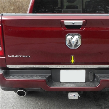 Ram 1500 Chrome Tailgate Trim, 2019, 2020, 2021, 2022, 2023, 2024, 2025, 2026