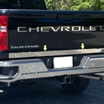 Chevrolet Silverado 2500 / 3500 HD Chrome Tailgate Accent Trim, 2020, 2021, 2022, 2023, 2024