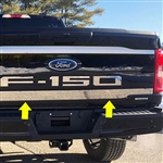 Ford F150 Chrome Lower Tailgate Accent Trim, 2021, 2022, 2023
