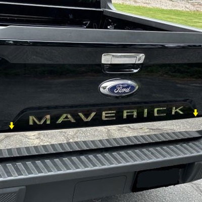 Ford Maverick Chrome Tailgate Accent Trim, 2022, 2023, 2024, 2025, 2026