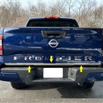 Nissan Frontier Chrome Tailgate Trim, 2022, 2023, 2024