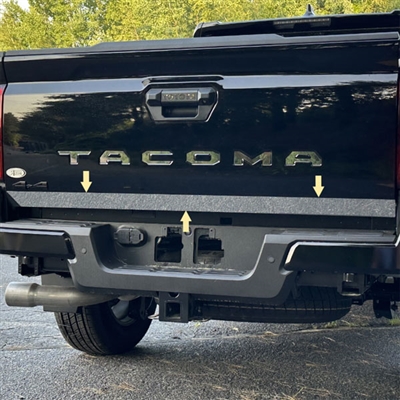 Toyota Tacoma Chrome Tailgate Trim, 2024