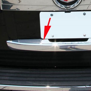 Cadillac Escalade Chrome Tailgate Handle Cover Trim, 2007, 2008, 2009, 2010, 2011, 2012, 2013, 2014