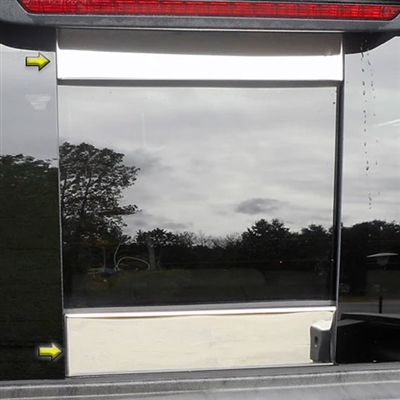 Honda Ridgeline Sliding Rear Window Chrome Accent Trim, 2pc 2017, 2018, 2019, 2020, 2021, 2022, 2023, 2024, 2025, 2026