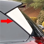 Nissan Rogue Chrome Rear Window Pillar Trim, 2021, 2022, 2023, 2024