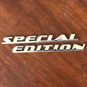 Subaru Chrome Special Edition Emblem