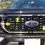 Ford F-150 Chrome Grille Accent, 2021, 2022, 2023