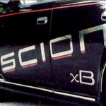 Scion xB Chrome Side Lettering, 2004, 2005, 2006