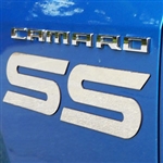 Chevrolet Camaro Chrome SS Letters (3"), 2010, 2011, 2012, 2013, 2014, 2015