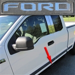 Ford F150 Chrome Side Step Letters, 2015, 2016, 2017