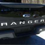 Ford Ranger Tailgate Chrome Letter Set, 2019, 2020, 2021, 2022, 2023