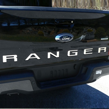 Ford Ranger Tailgate Chrome Letter Set, 2019, 2020, 2021, 2022, 2023