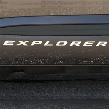 Ford Explorer Chrome Lower Door Letters, 16pc 2020, 2021, 2022, 2023