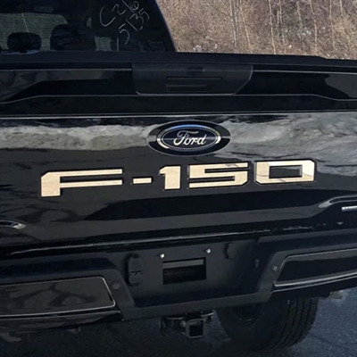 Ford F150 Tailgate Chrome Letter Set, 5pc 2021, 2022, 2023, 2024, 2025, 2026