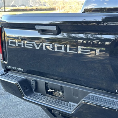 Chevrolet Colorado Rear Tailgate Chrome Letters, 7pc  2023, 2024