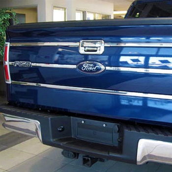 Ford F150 Chrome Tailgate Insert Trim, 2009, 2010, 2011, 2012, 2013, 2014