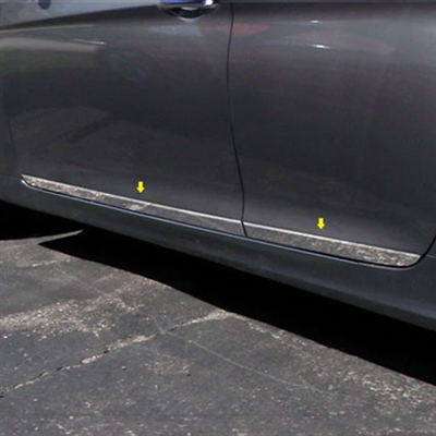 Hyundai Sonata Chrome Rocker Panel Set, 2011, 2012, 2013, 2014