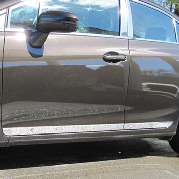 Honda Civic Sedan Chrome Lower Door Rocker Panel Trim, 2012, 2013, 2014, 2015