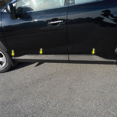 Toyota Rav4 Chrome Rocker Panel Trim, 2019, 2020, 2021, 2022, 2023, 2024, 2025