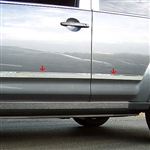 Mitsubishi Outlander Chrome Lower Door Accent Trim Set, 2007, 2008, 2009