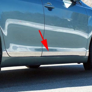 Toyota Camry Chrome Rocker Panel Trim, 8pc. Set, 2007, 2008, 2009, 2010, 2011