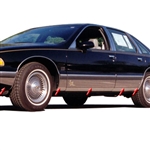 Chevrolet Caprice Chrome Rocker Panel Trim Set, 14 pc 1993, 1994, 1995, 1997, 1997