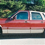 Lincoln Town Car Chrome Rocker Panel Set, 8pc 1995, 1996, 1997