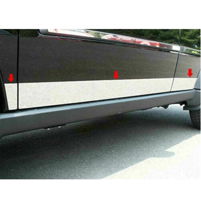 Chrysler PT Cruiser Convertible Chrome Rocker Panels, 6pc 2001, 2002, 2003, 2004, 2005, 2006, 2007, 2008, 2009, 2010