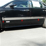Chevrolet Impala Upper Chrome Rocker Panel Set, 2006, 2007, 2008, 2009, 2010, 2011, 2012, 2013