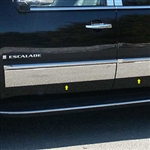 Cadillac Escalade Chrome Rocker Panel Trim, 4pc. Set, 2007, 2008, 2009, 2010, 2011, 2012, 2013, 2014