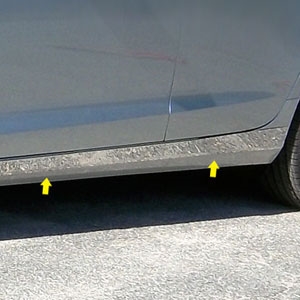 Cadillac ATS Chrome Rocker Panel Trim (below door) 2013, 2014