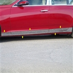 2014 Cadillac CTS Sedan Chrome Rocker Panel Trim (lower and below door), TH54252