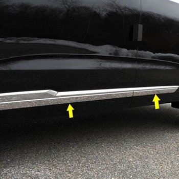 Cadillac XT6 Chrome Rocker Panel Set, 4pc 2020, 2021, 2022, 2023, 2024, 2025