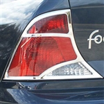 Ford Focus Chrome Tail Light Bezels, 2pc  1999, 200, 2001, 2002, 2003, 2004