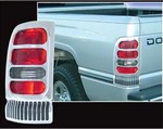 1994-2001 Dodge Ram Chrome Tail Light Bezels