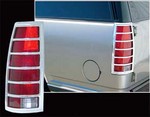 Cadillac Escalade Chrome Tail Light Bezels, 1999, 2000, 2001
