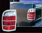 Ford Ranger Chrome Tail Light Bezels, 2002, 2003, 2004, 2005, 2006