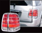 2004-2006 Lincoln Aviator Chrome Tail Light Bezels