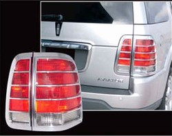 2004-2006 Lincoln Aviator Chrome Tail Light Bezels