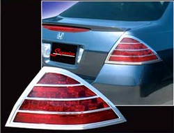 2006-2007 Honda Accord 4D Chrome Tail Light Bezels