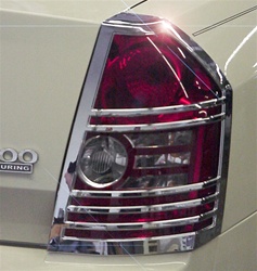 Chrysler 300 / 300C Chrome Tail Light Bezels, 2pc  2008 - 2010