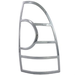 Toyota Tacoma Chrome Tail Light Bezels, 2005, 2006, 2007, 2008, 2009, 2010, 2011